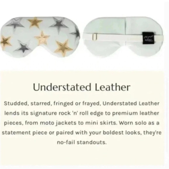 Free People x Understated Leather | Starry Eyed Sleep Mask w/ Cooling insert - Picture 2 of 4